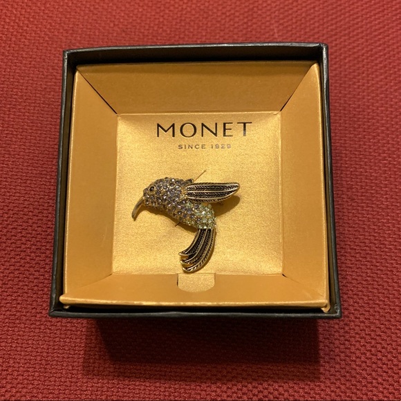 Monet Jewelry - Monet Hummingbird Pin